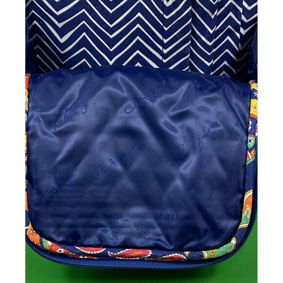 Vera Bradley Iconic Campus Backpack Full Size Book Bag Venetian Paisley - Picture 9 of 10